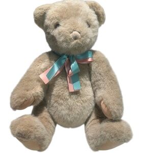 Gund Classic Vintage Tan Teddy Bear Soft Plush - Hand Made